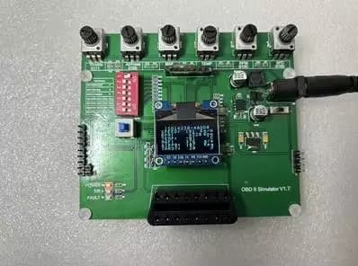 Simulateur OBD ECU automobile, dispositif de test de bus CAN J1939, équipement de débogage pour l'in