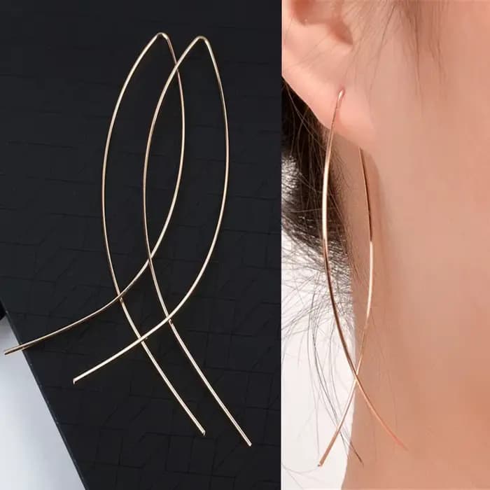 Boucles d'oreilles longues à pampilles en strass pour femmes, nouvelle Version 2022, simples, couleu
