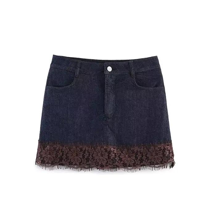 Jupe Courte Femme Chic Décontractée Vintage Été 2026 NLZGMSJ, Nouvelle Mode Streetwear, Mini-Jupe Sl