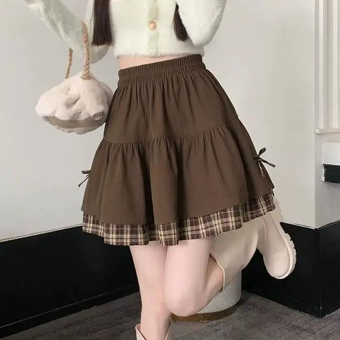Jupe-short plissée noire pour femme, mini-jupe unique et sexy, vêtement d'été à pois Cuteore