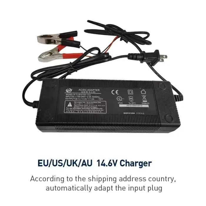 Batterie rechargeable au lithium 12V 20Ah, cycle LiFePO4, avec BMS 20A, adaptée aux véhicules électr