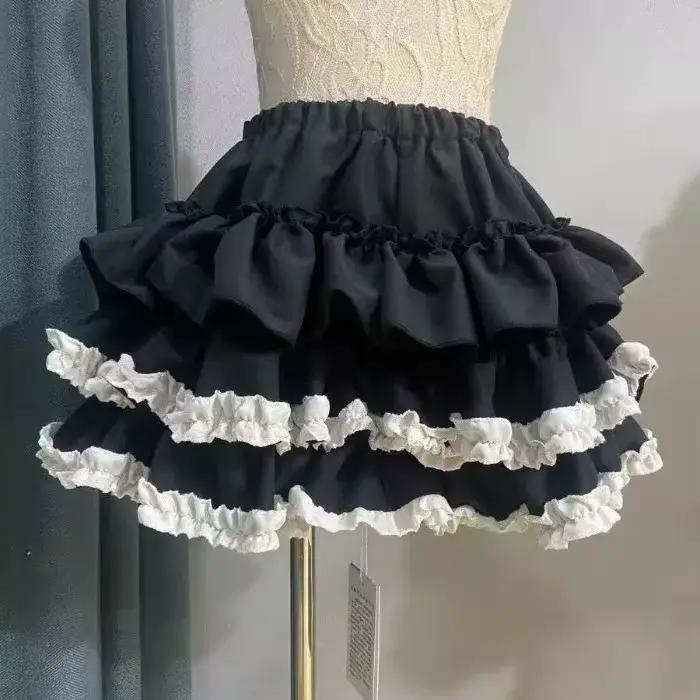 Jupe courte plissée Style Ballet pour femmes, nouveau Design d'été, taille haute élastique, aminciss