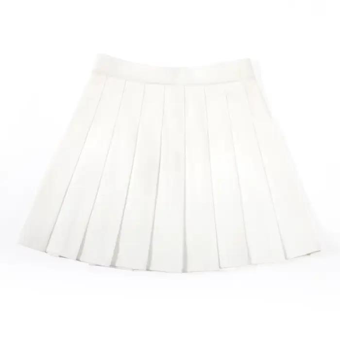 Jupe sans short pour femme, taille haute, coupe trapèze, plissée, mode été, mini, style Harajuku, co