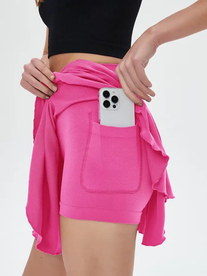 Femmes Sport Shorts jupes été respirant décontracté Fitness séchage rapide course Sport femme actif 