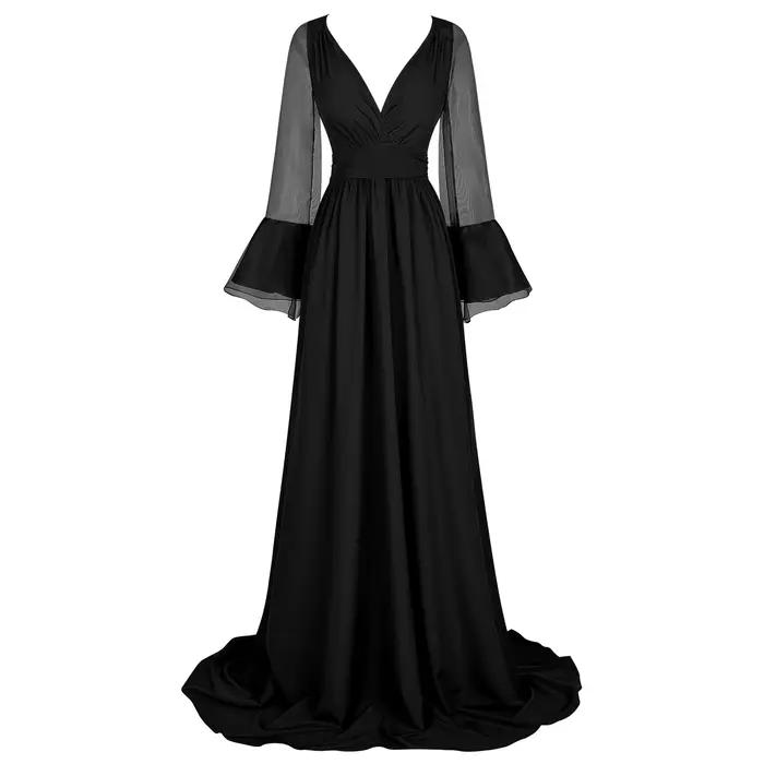 Robe de soirée à manches longues, robe de cour médiévale Renaissance, tenue vintage pour femmes, cos