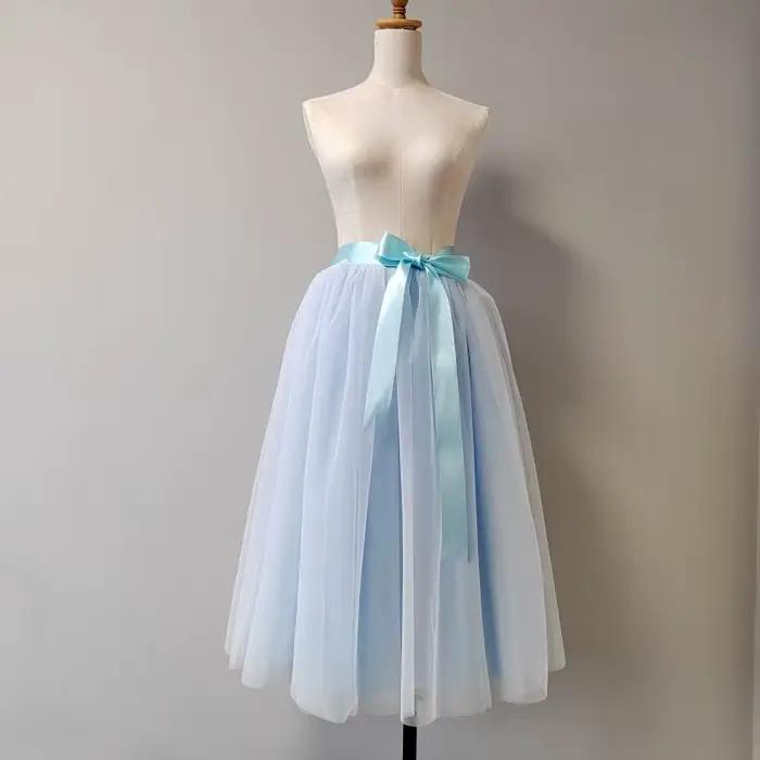 Jupe Tutu dégradée multicolore, jupe de danse Tutu de Ballet, écharpe enveloppante pour patins de da