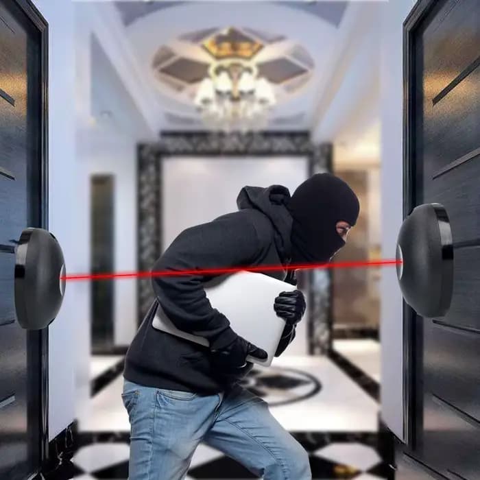 Détecteur d'alarme de positionnement externe, faisceau de sécurité infrarouge, alarme anti-intrusion