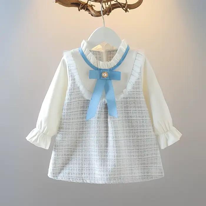 Jupe à manches longues pour filles, vêtements d'extérieur mignons, vêtements de style coréen, mode d