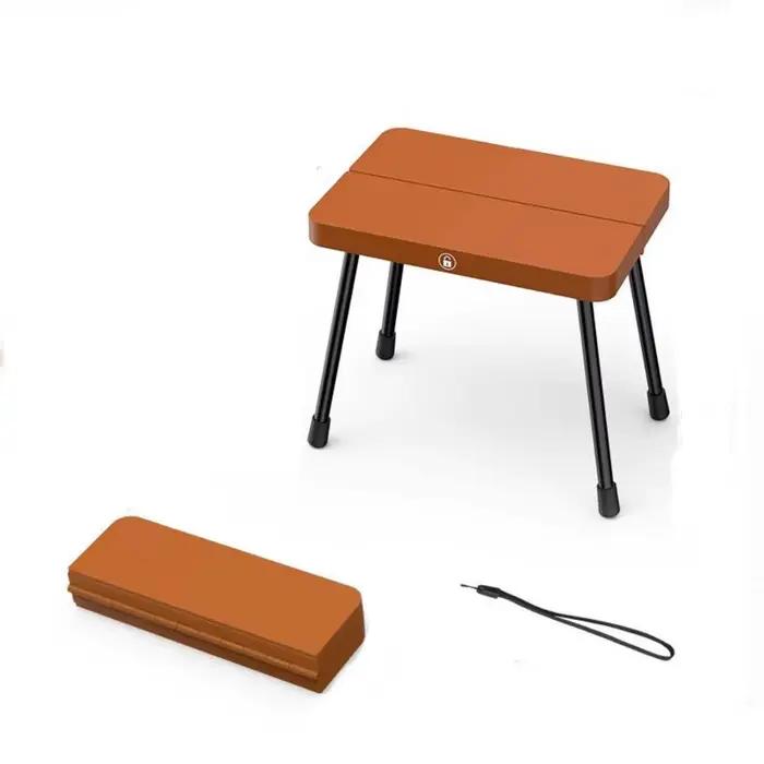 Chaise pliante en alliage d'aluminium, petit banc robuste et résistant à l'usure, tabouret pliable C