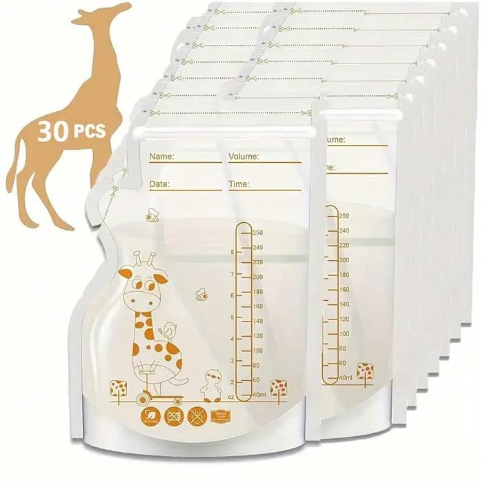 Sacs de conservation du lait maternel et des aliments pour bébés sans BPA, 30/60/100 unités, 250 ml,