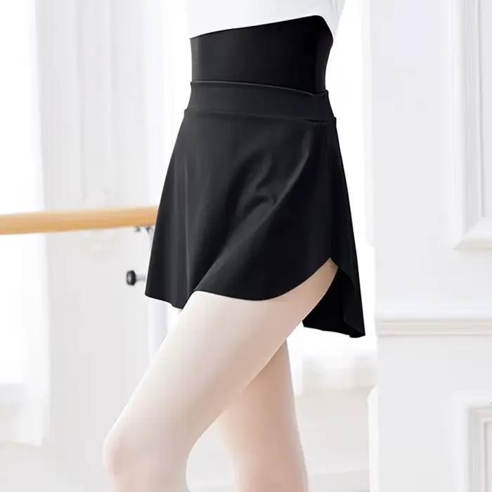 Jupes de Ballet pour adultes pour femmes, jupe de danse, robe Tutu de Ballet noire, vêtements de dan