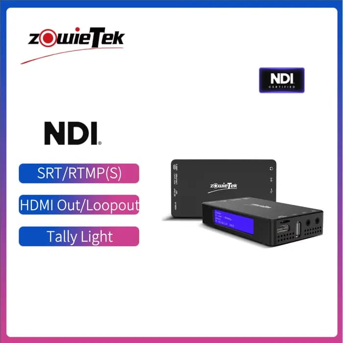 Encodeur/Décodeur vidéo HDMI NDI 4K, entrée/sortie UVC, capture vidéo, SRT, RTMP(S), RTSP, diffusion