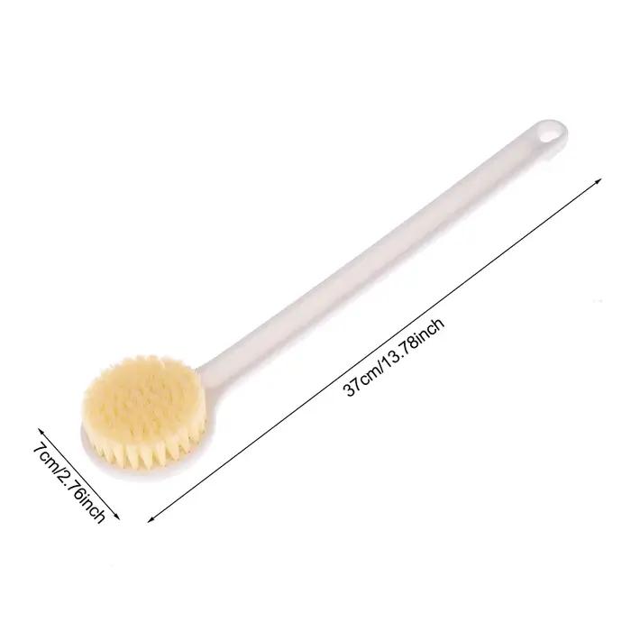 Brosse de douche à long manche pour le dos, poils doux, exfoliante pour le corps, pour la santé de l