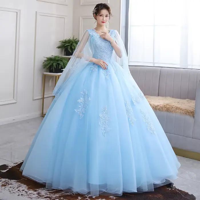 Robe longue dorée pour femme, tenue de Rh, de soirée ou de spectacle