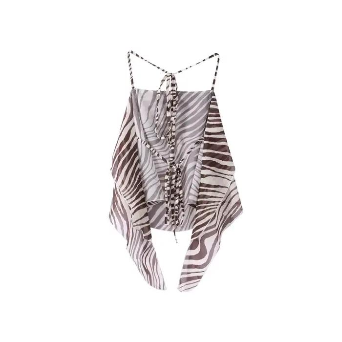 Ensemble jupe plissée marron Chic pour femmes, manches bouffantes, pull court, chemises, paquet de h
