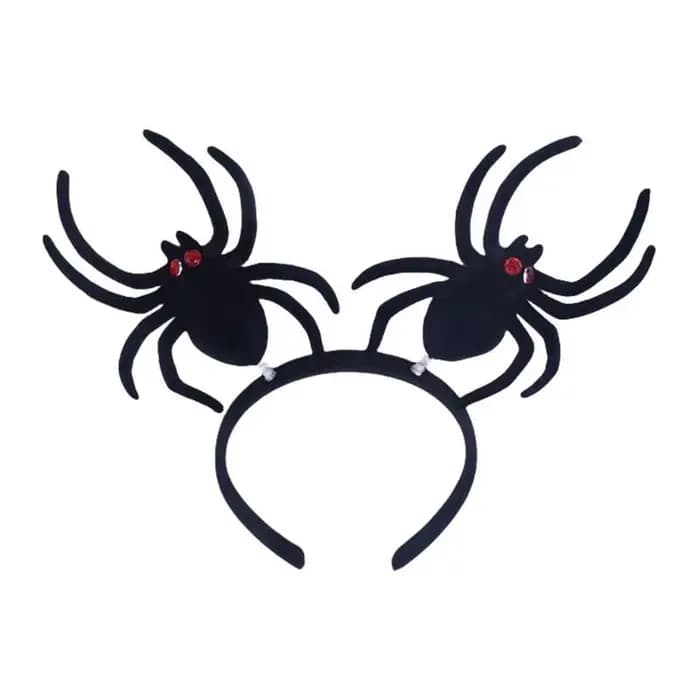 P9FE – bandeau Punk araignée d'halloween pour adultes enfants, cerceau effrayant pour fête à thème, 