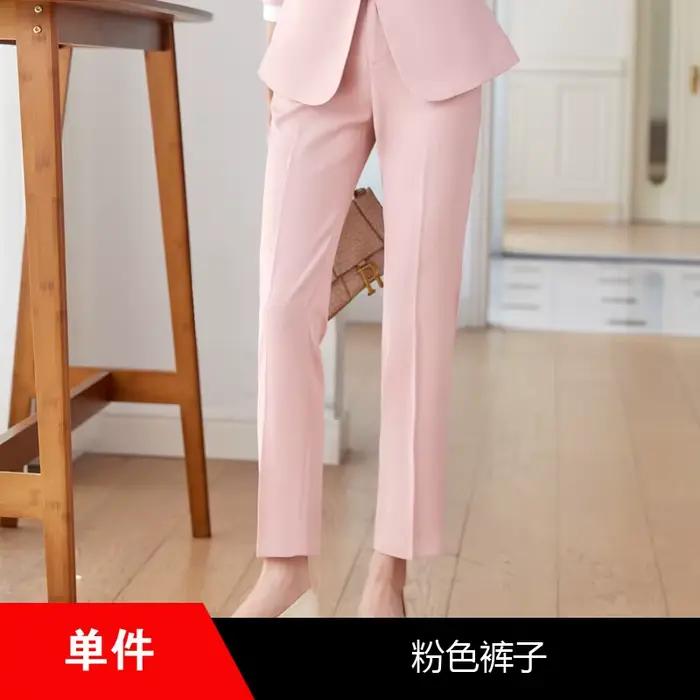 Ensemble de costume bleu pour femme – Nouvelle collection printemps-automne-hiver – Uniforme de trav
