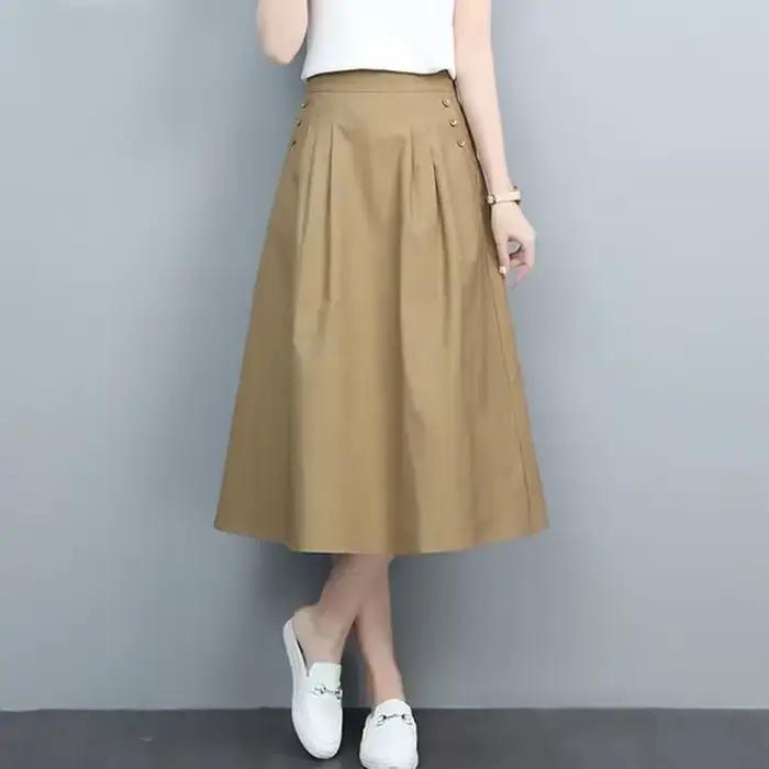 Jupe trapèze de style coréen pour femmes, Harajuku Premium, Streetwear chic et élégant, Esthétique m