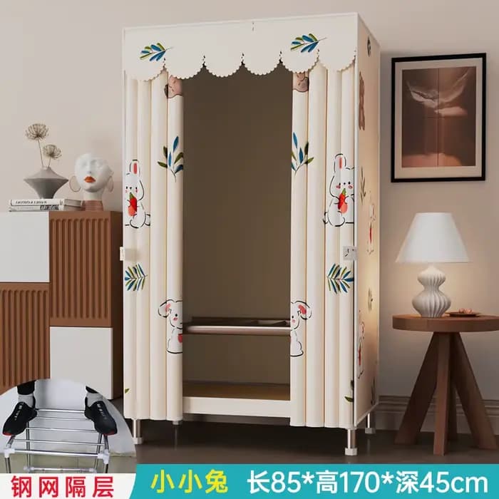 Accueil simple armoire support rangement placard organisateur armoire Portable tissu Guarda Roupas P