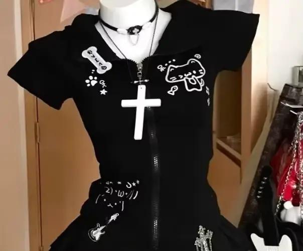 Mini jupes japonaises pour femmes, Streetwear, Patchwork en dentelle, Plaid Saia 2025, ligne a, mode