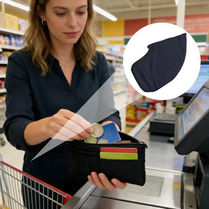 Poches à coudre invisibles pour jupe, pochette de sécurité à coudre à l'intérieur de la robe ou du c