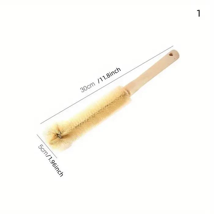 Brosse à bouteilles à long manche, utilisée pour nettoyer facilement la cuisine et la vaisselle
