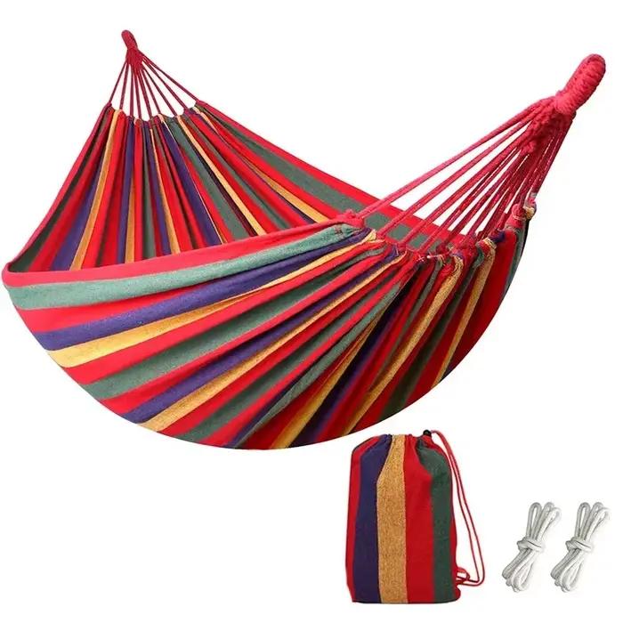 Hamac de loisirs durable, chaise suspendue individuelle pour le voyage, lit suspendu décontracté pou