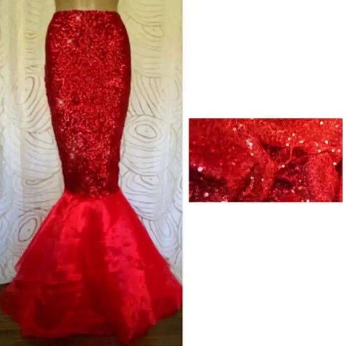 Fantaisie sirène jupe femmes fête fantaisie longues jupes Maxi pour noël Cosplay Costume falda de fi