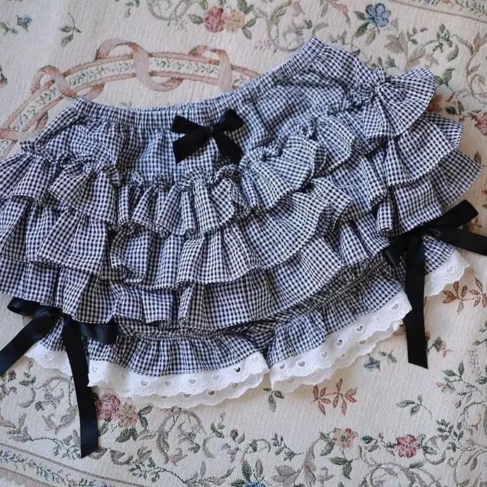 Jupes japonaises Kawaii pour femmes, vêtements Vintage Y2k, rose, ligne a, Slim, Lolita, Mini jupes,