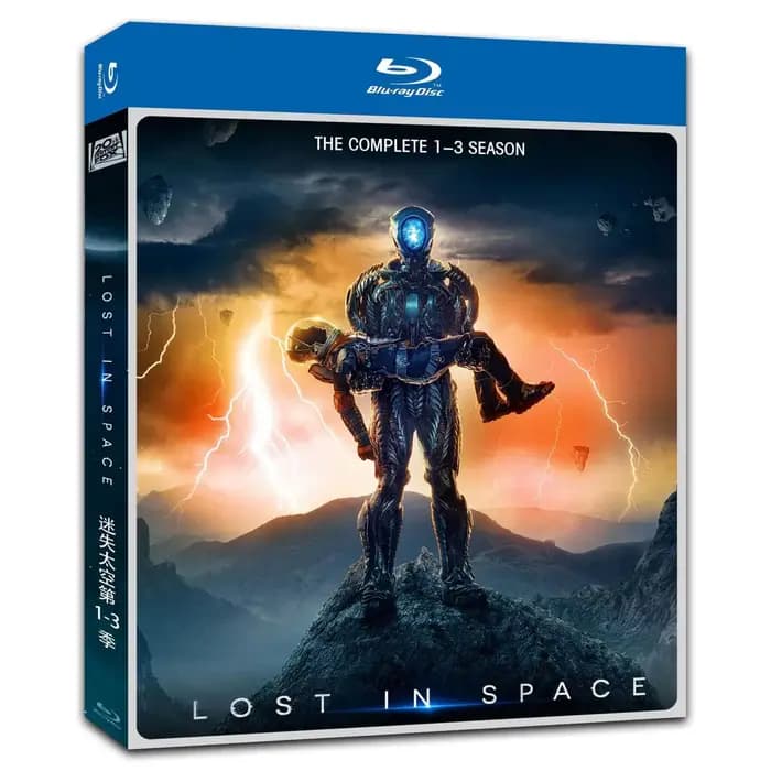 Lost in Space Seasons 1-3, 4 disques Blu-ray avec sous-titres anglais/chinois