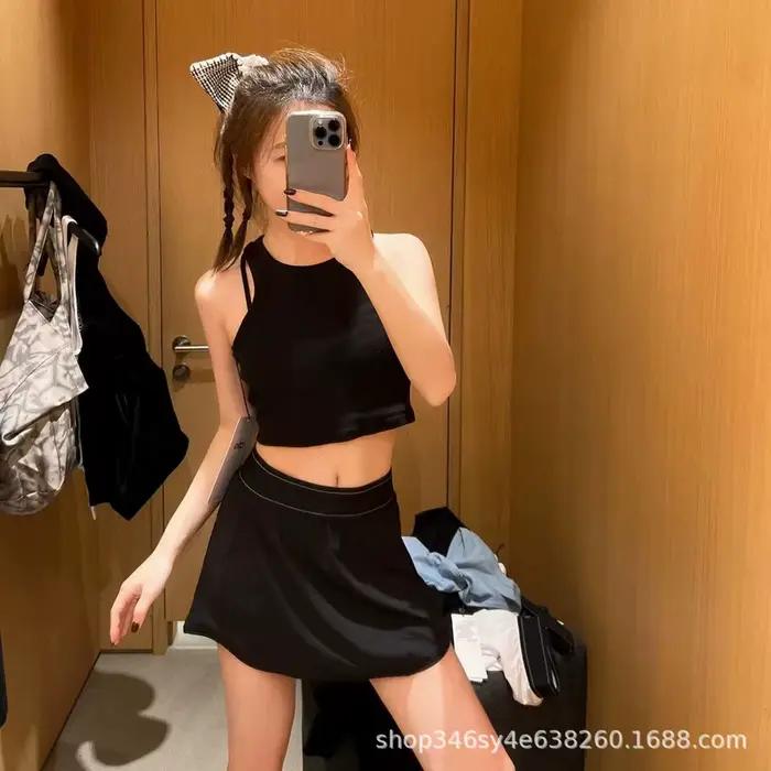 Nouvelle jupe de golf d'été respirante anti-transparence pour femme, short de sport confortable pour