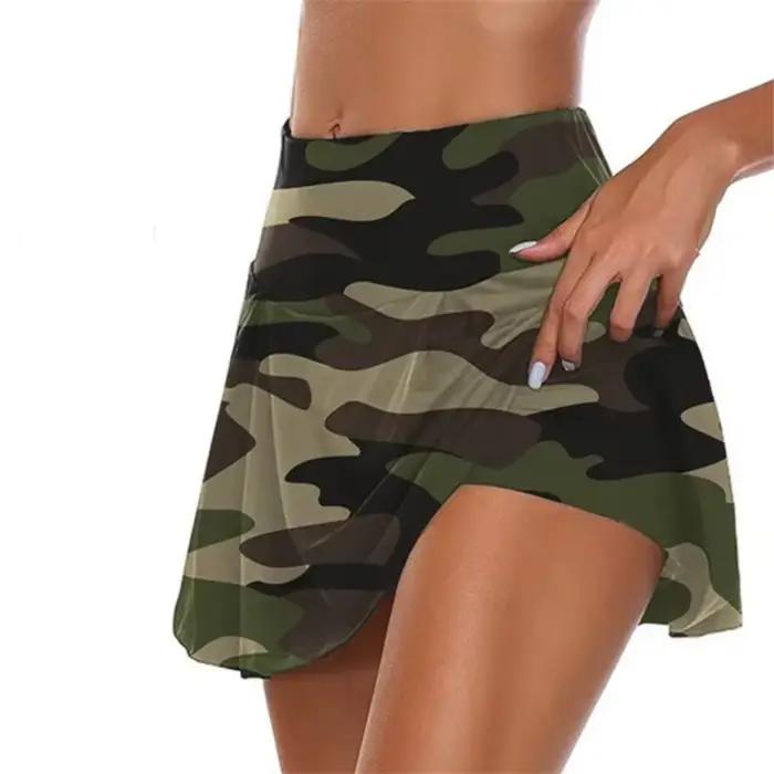 Tennis pour femmes danse Fitness solide jupes de sport femmes Tennis course jupe Active athlétique Y