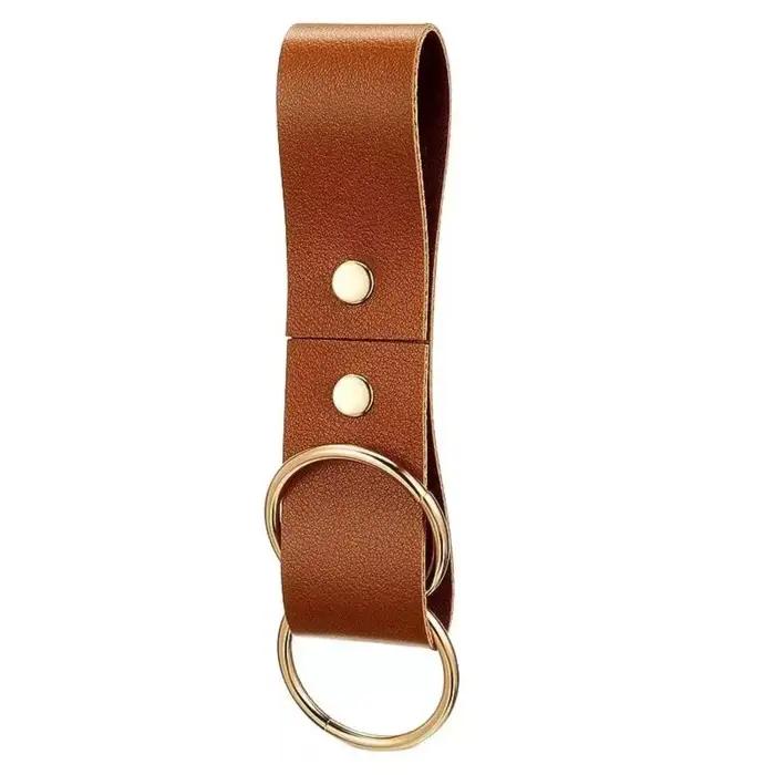 Sangle de crochet de jupe en métal rétro, cuir PU, gothique, médiéval, randonnée, portable, nouveaux
