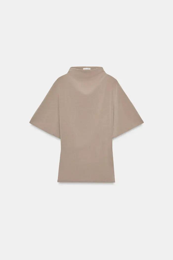 Ensembles Jupe et Haut Chic et Élégants pour Femme – Col Montant, Pull Court Ample, Jupe Longue à Ou
