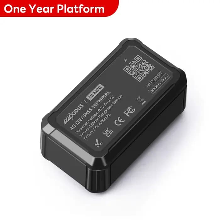 Traceur GPS Jetable Sans Fil 4G Batterie 4200mAh Autonomie Longue Mini Format Aimanté Suivi Véhicule