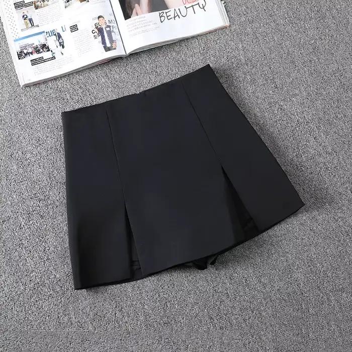 Mini jupes femmes fente taille haute mode coréenne 5XL Sexy Micro jupe Hotsweet été Chic dames Stree