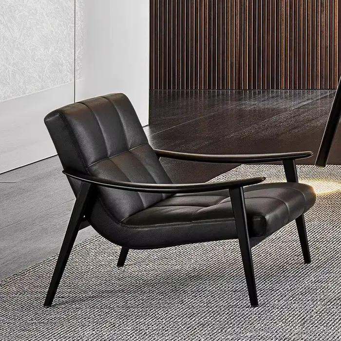 Fauteuils de lecture design et confortables pour balcon, chambre, salon, camping, plage, en bois de 