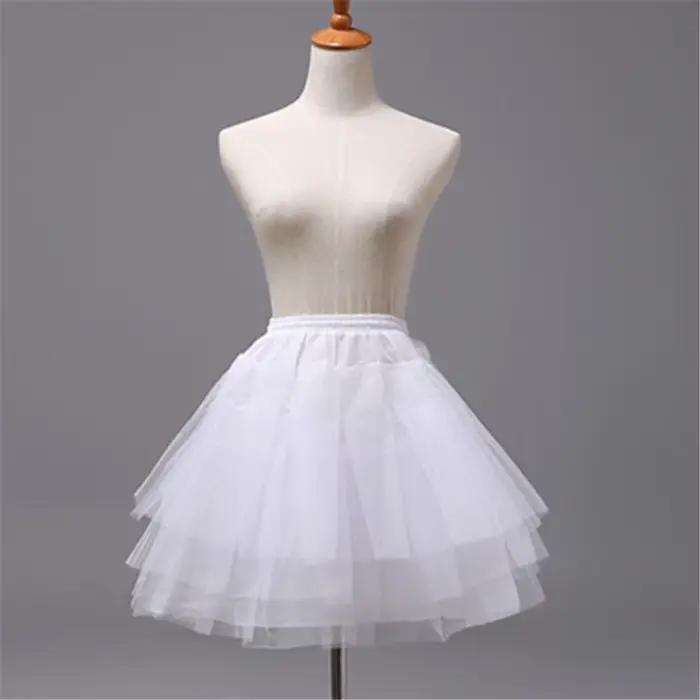 Nouvelle jupe courte vintage à 3 couches en organza bouffant, sous-jupe rétro en crinoline, jupe tut
