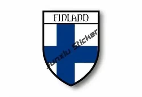 Autocollants de carte Anime pour voiture, décalcomanies Sanla finlandaise, décalcomanies créatives d