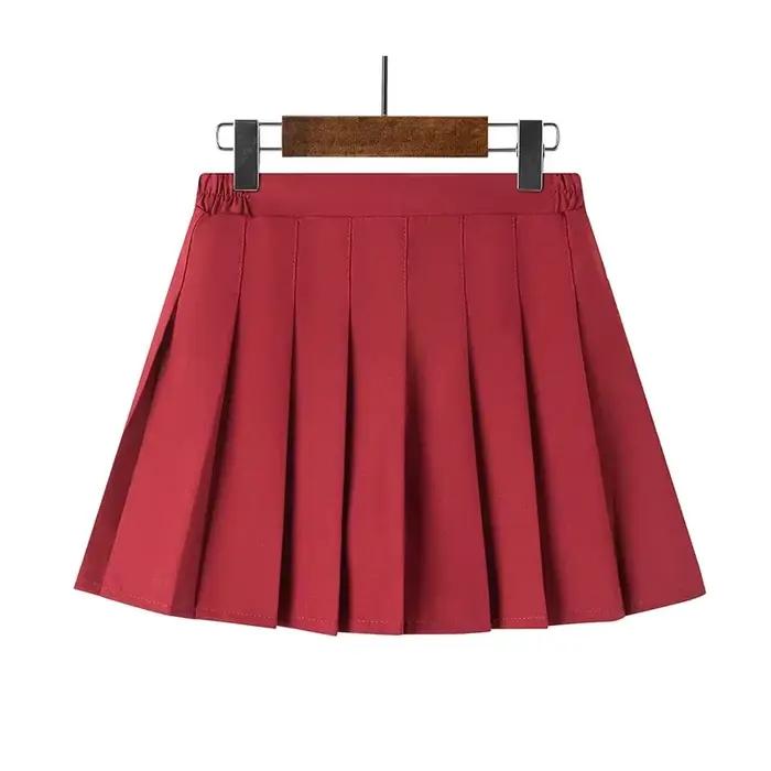 Jupe d'été pour filles, 14 couleurs, vêtements pour enfants, taille haute, Style coréen, Mini jupe p