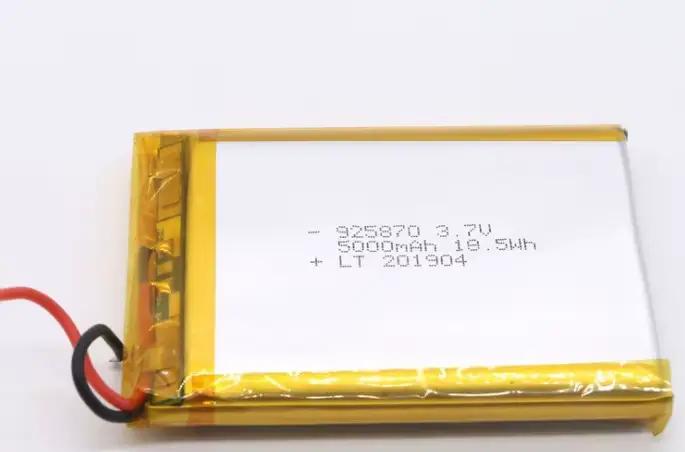 3,7 V 5000 mAh 925870 905570   batterie li-polymère batterie rechargeable au lithium polymère