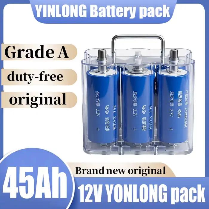 Batterie LTO Yinlong 12V 45Ah, tension nominale 13,8V, 25000 cycles, cycle profond -50 ℃ ~65 ℃   Ali