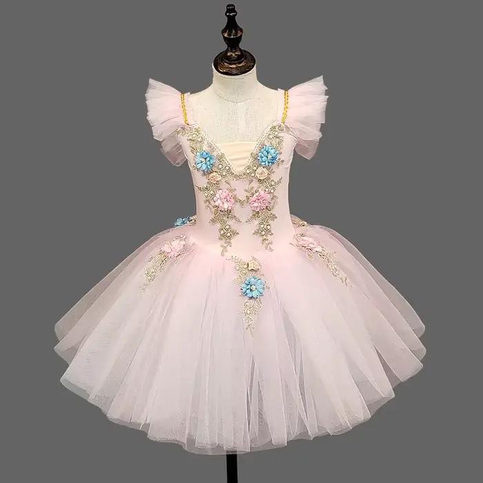 Jupe de ballet pour enfants, jupe de danse pour filles, vêtements d'artiste de ballet, jupe de danse