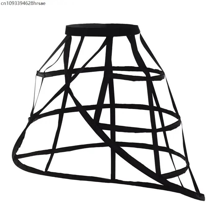Cage cerceau jupon femmes irrégulière Crinoline jupe sacoche blanc noir mariage mariée sous-jupe agi