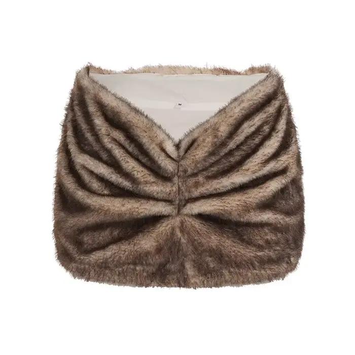 Jupe courte personnalisée avec plis de rue, taille basse, Sexy, Spice Girl, chaude, portefeuille aux