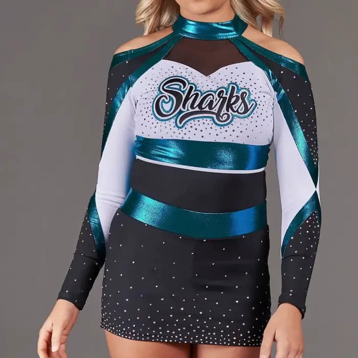 Uniforme de pom-pom girl pour uniforme de pom-pom girl, jupe de tenue personnalisée