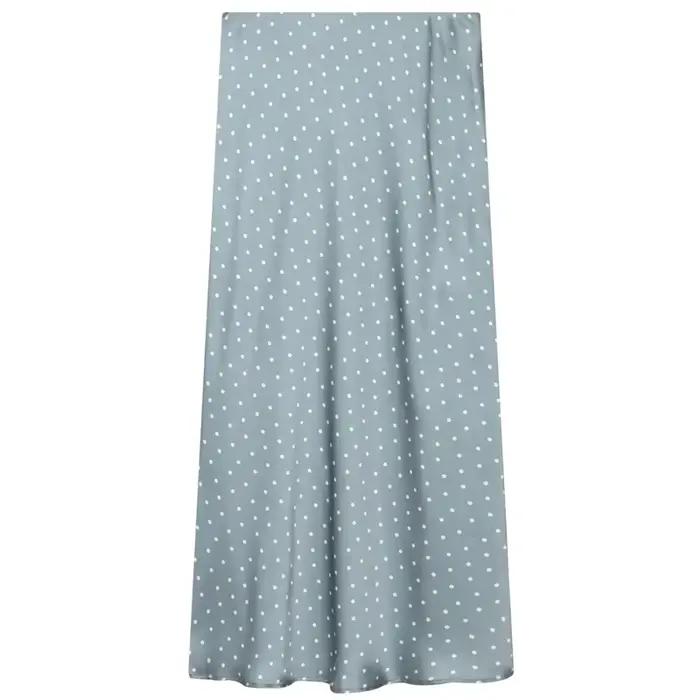 HAXO femmes jupe été élégant Satin jupe élégante dame taille haute jupes cylindre vert noir jupe fem
