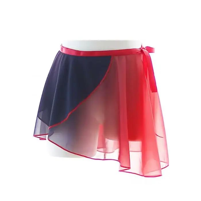 Nouvelle jupe de Ballet femmes fille Ballet danse jupe portefeuille Dancewear Mini mousseline de soi
