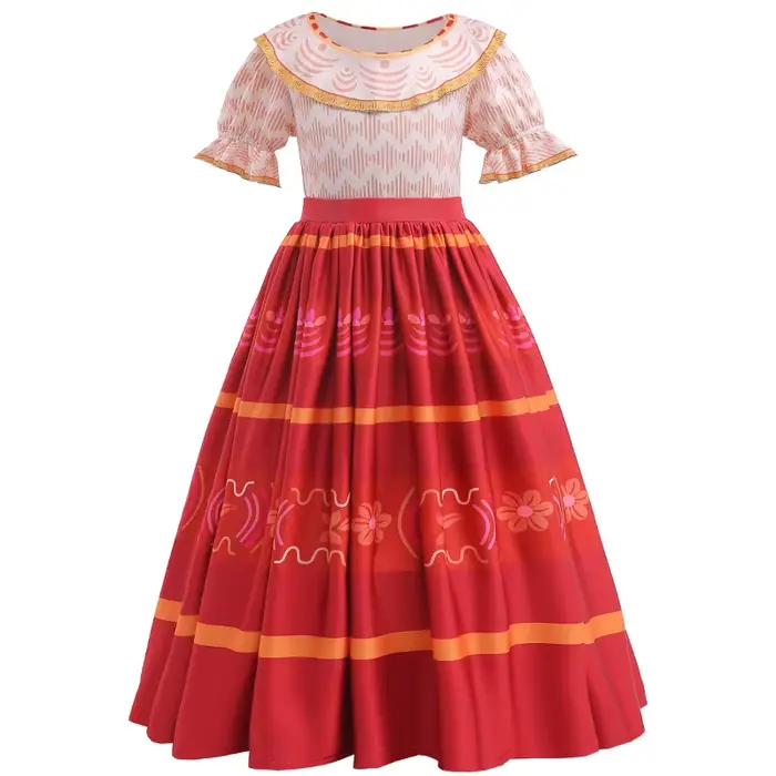 Robe d'été pour enfants de 3 à 12 ans, robe décontractée à manches courtes pour filles, robe en coto