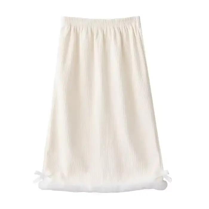 Jupes mi-longues pour femmes avec fente, ligne A, luxe, élégant, offre, original, chaud, décontracté